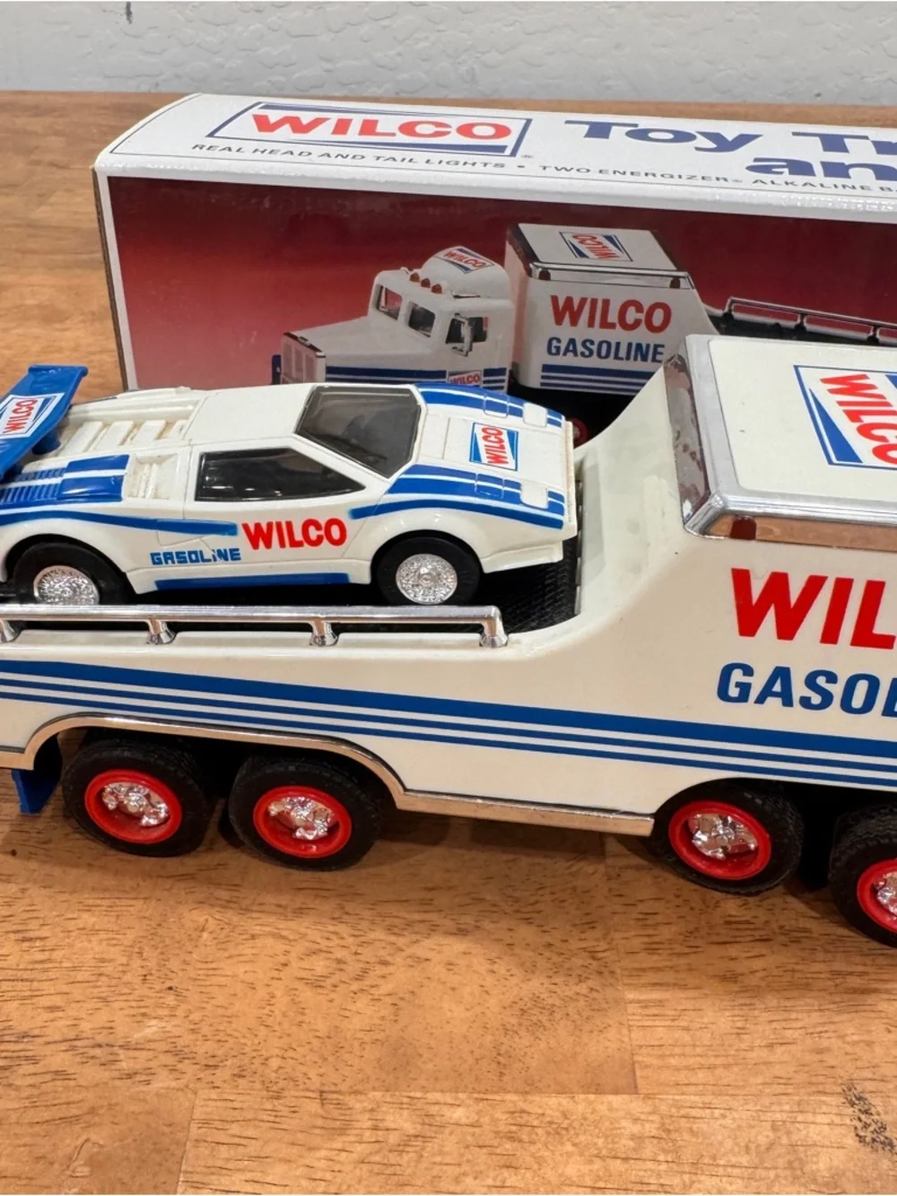 RARE VTG Wilco Gasoline Toy Truck + Friction Racer 1992